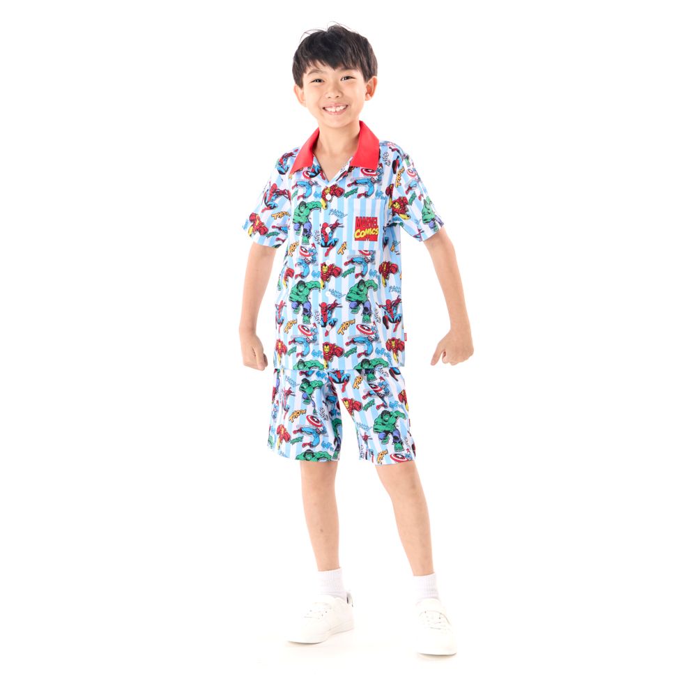 MESTYLE DISNEY SILK SET MARVEL BLUE SIZE 9