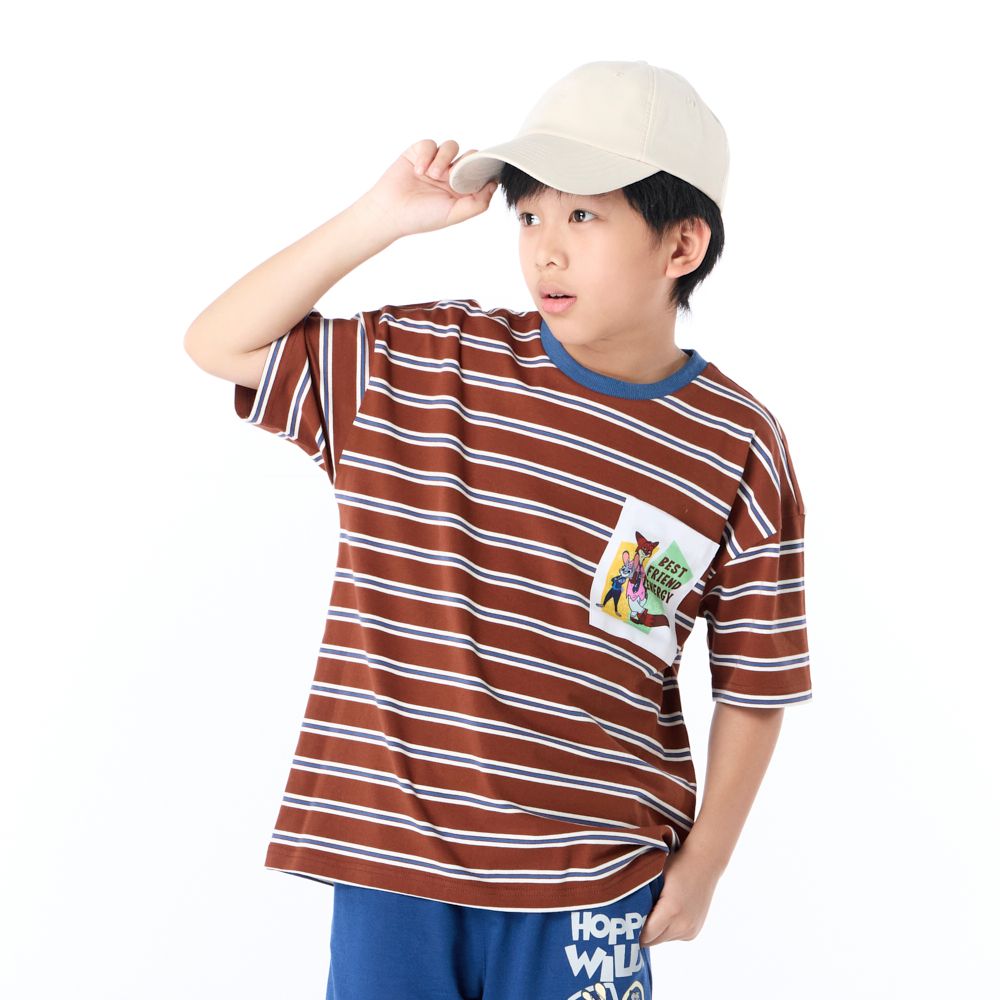 MESTYLE DISNEY เสื้อแขนสั้นริ้ว ZOOTOPIA ไซส์ 9