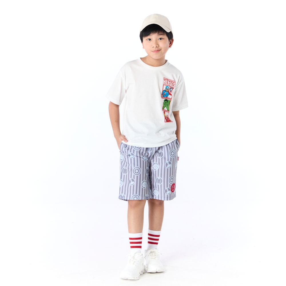 CHARACTER เสื้อแขนสั้น MARVEL สีขาว ไซส์ 7