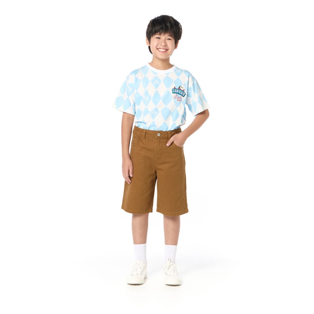 MESTYLE กางเกงขาสั้นเซอร์คัส สีน้ำตาล ไซส์ 9