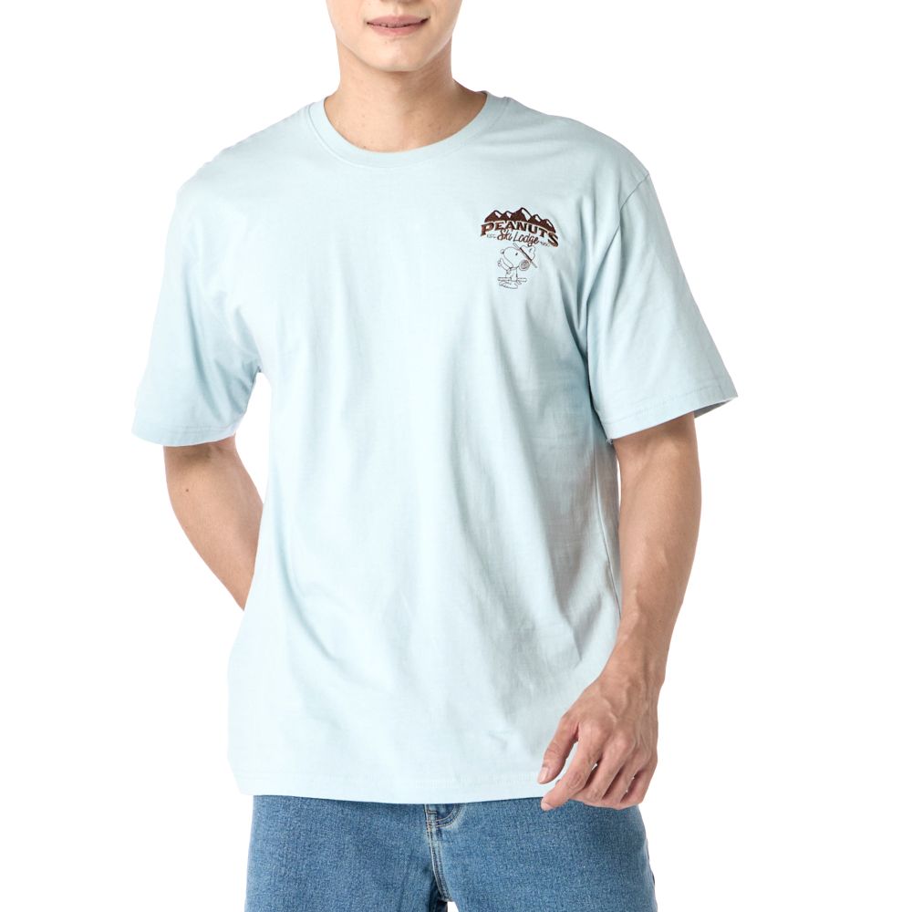 MESTYLE SNOOPY เสื้อยืดสนูปปี้สีฟ้า ไซซ์ M