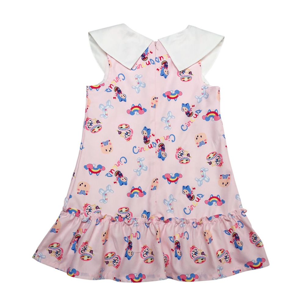 MESTYLE เดรสพิมพ์ลาย CARNIVAL สีชมพู ไซส์ 2