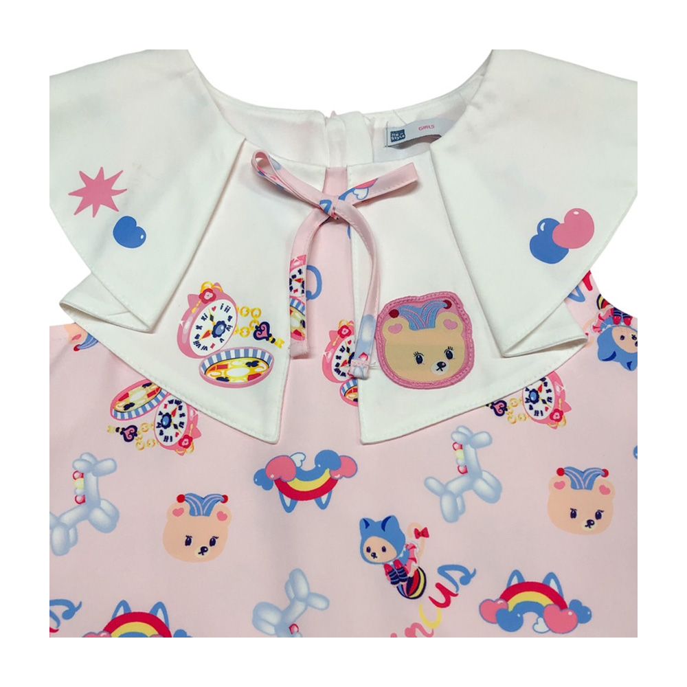 MESTYLE เดรสพิมพ์ลาย CARNIVAL สีชมพู ไซส์ 2