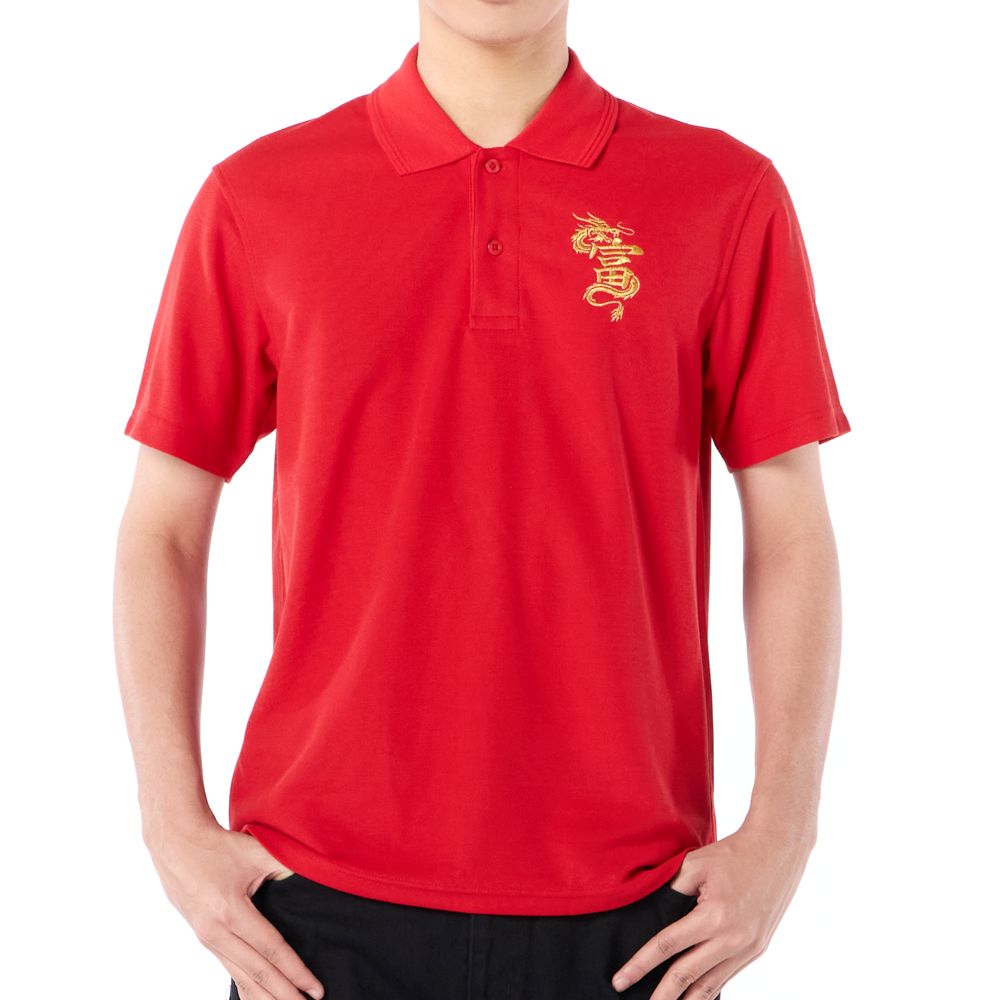 MESTYLE เสื้อโปโลตรุษจีน สีแดง ไซซ์ L