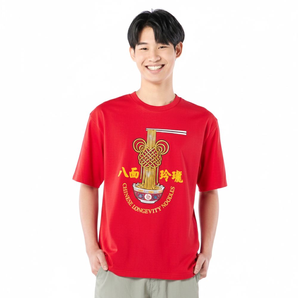 MESTYLE DISNEY เสื้อยืดตรุษจีน สีแดง ไซซ์ M