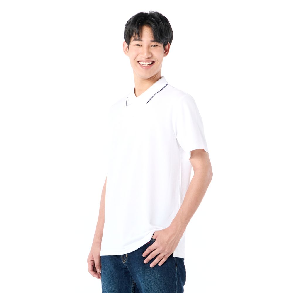MESTYLE เสื้อโปโล สีขาว ไซซ์ L