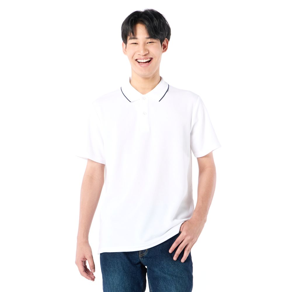MESTYLE เสื้อโปโล สีขาว ไซซ์ L