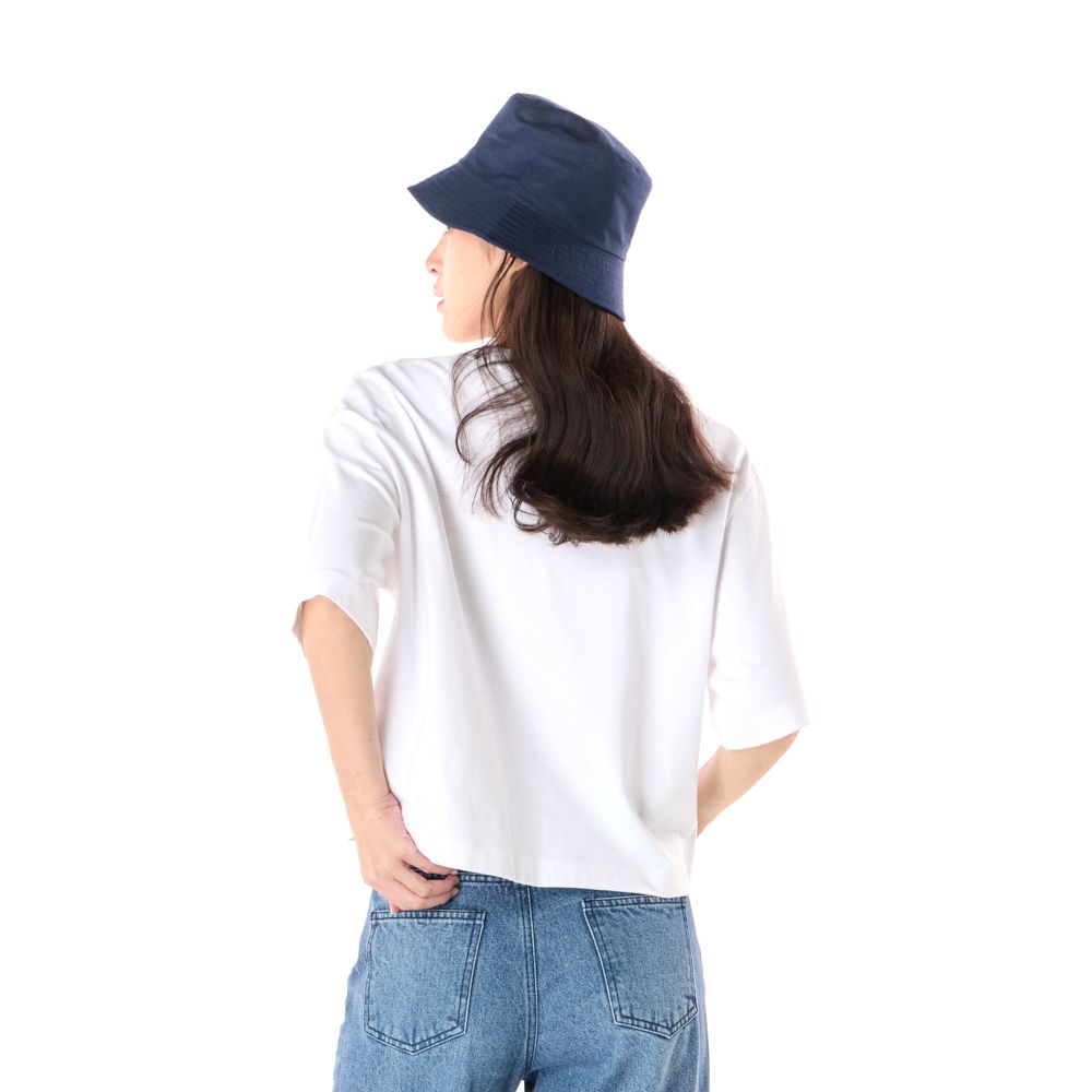 MESTYLE เสื้อสีพื้นแต่งดีเทล สีขาว ไซซ์ S