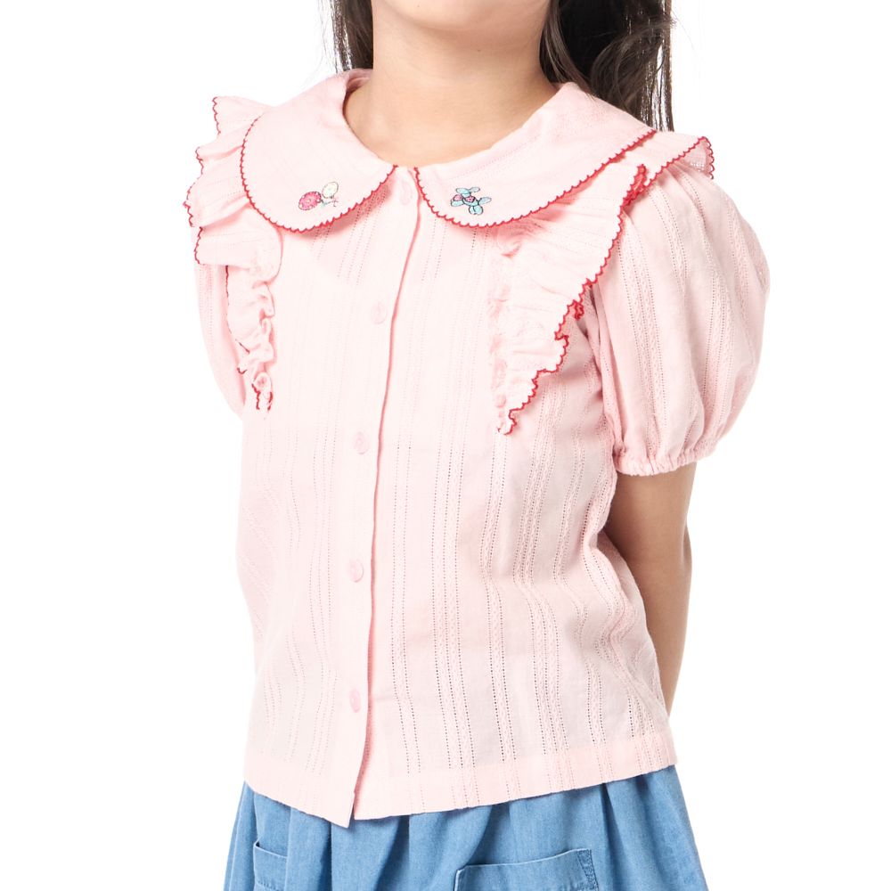 MESTYLE WOVEN SHIRT CARNIVAL PINK SIZE 12