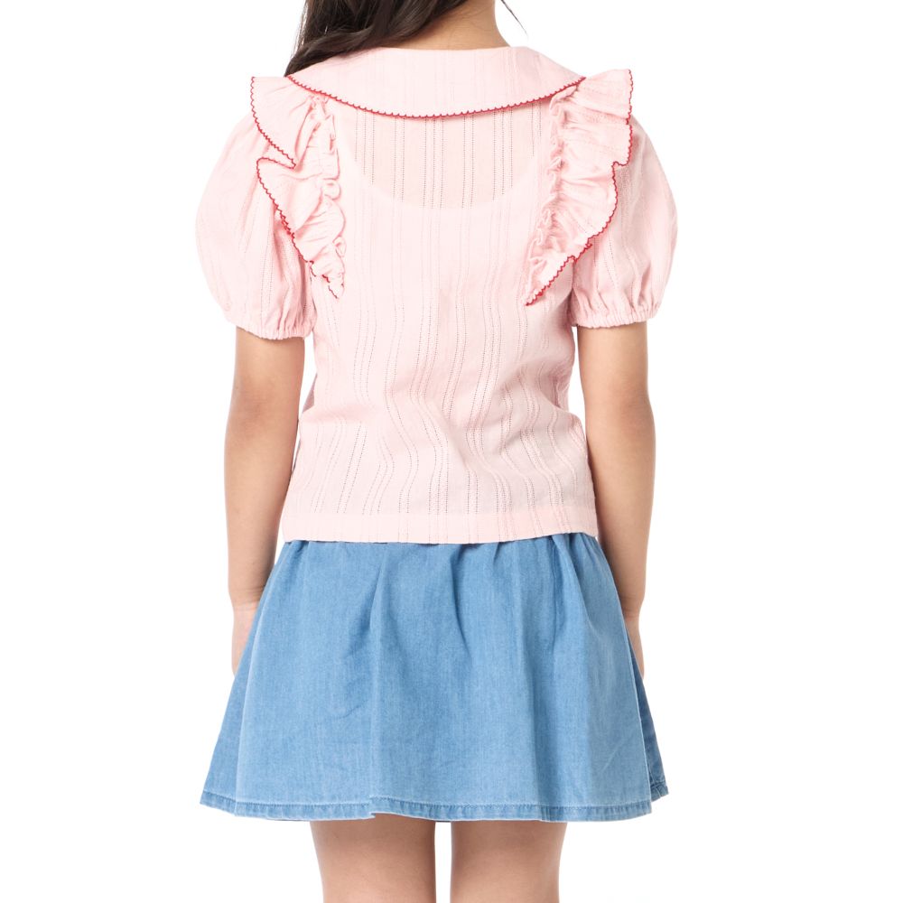 MESTYLE WOVEN SHIRT CARNIVAL PINK SIZE 12