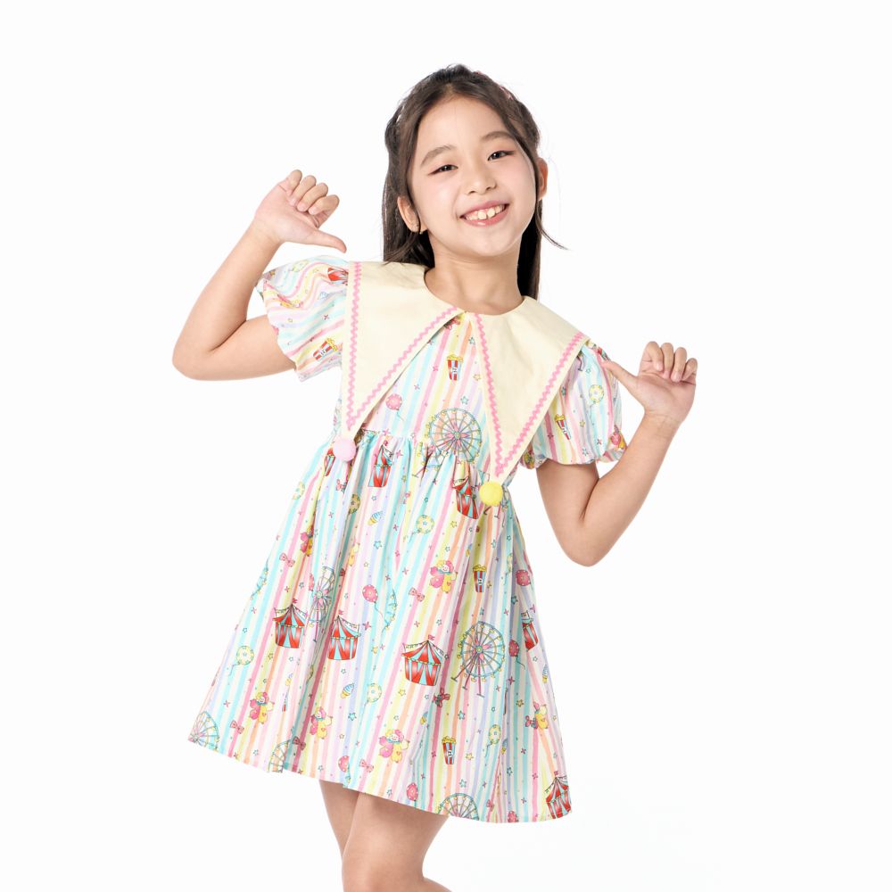 MESTYLE PRINT DRESS CARNIVAL SIZE 7