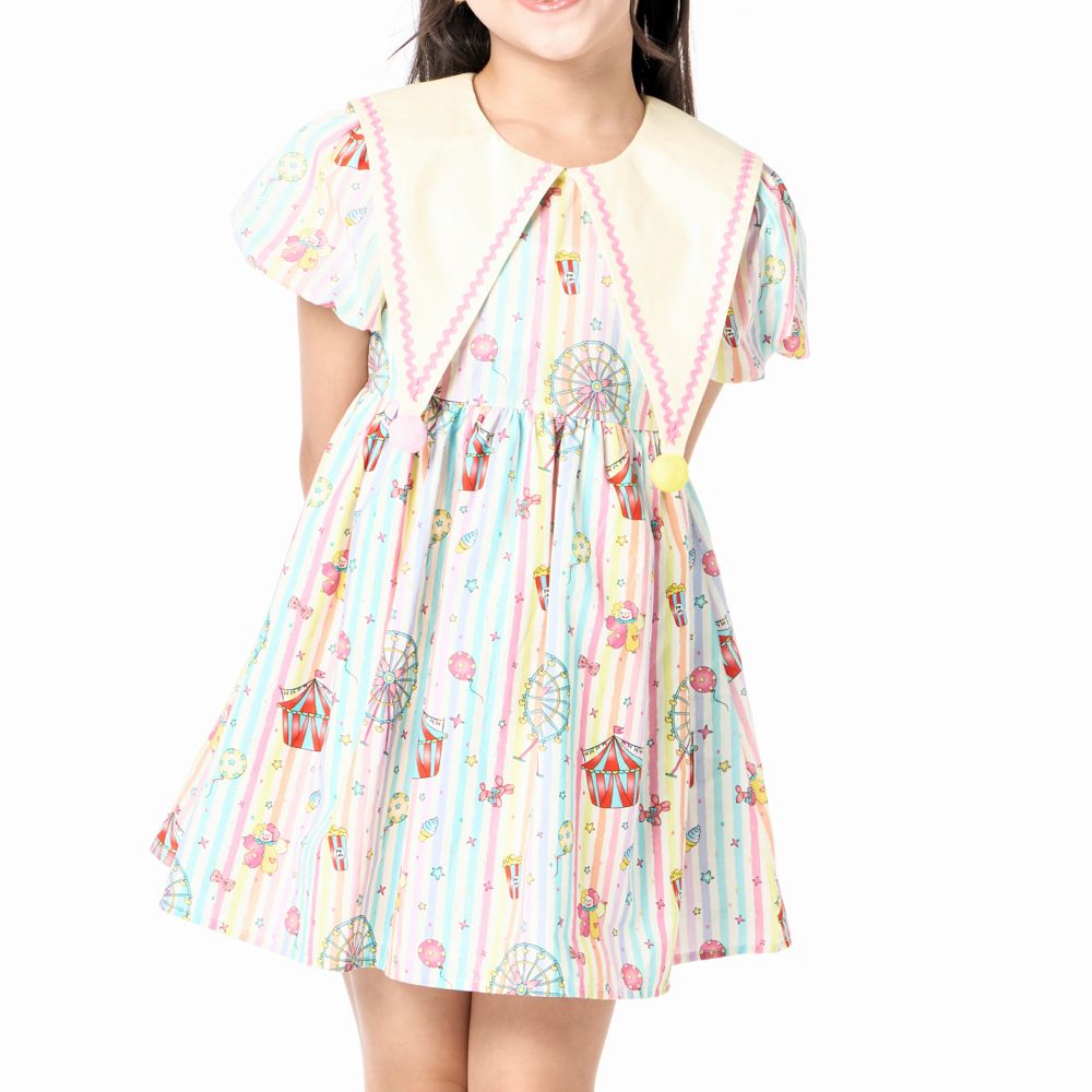 MESTYLE PRINT DRESS CARNIVAL SIZE 7