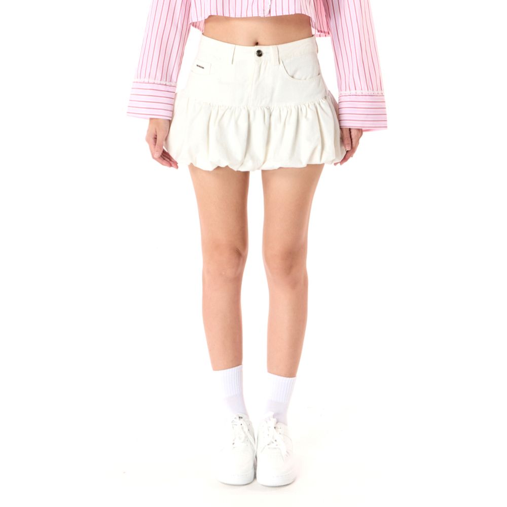 MESTYLE DISNEY MINNIE BALLOON SKIRT WHITE SIZE M