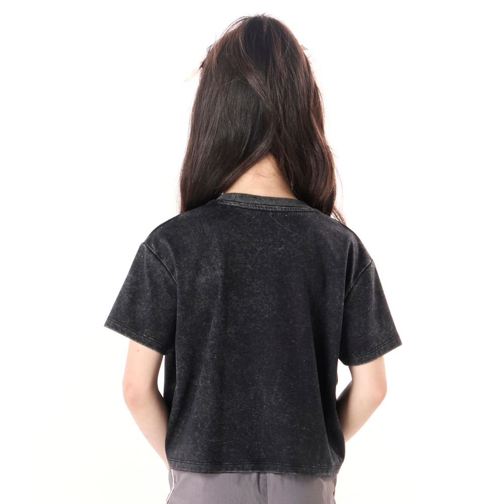 MESTYLE SNOOPY GRAPHIC T-SHIRT CHARCOAL GREY SIZE 9