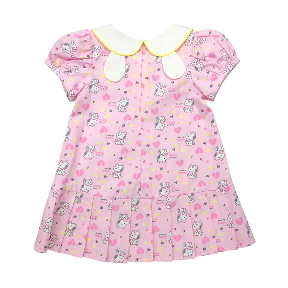 MESTYLE SNOOPY WOVEN DRESS SNOOPY PINK SIZE 1
