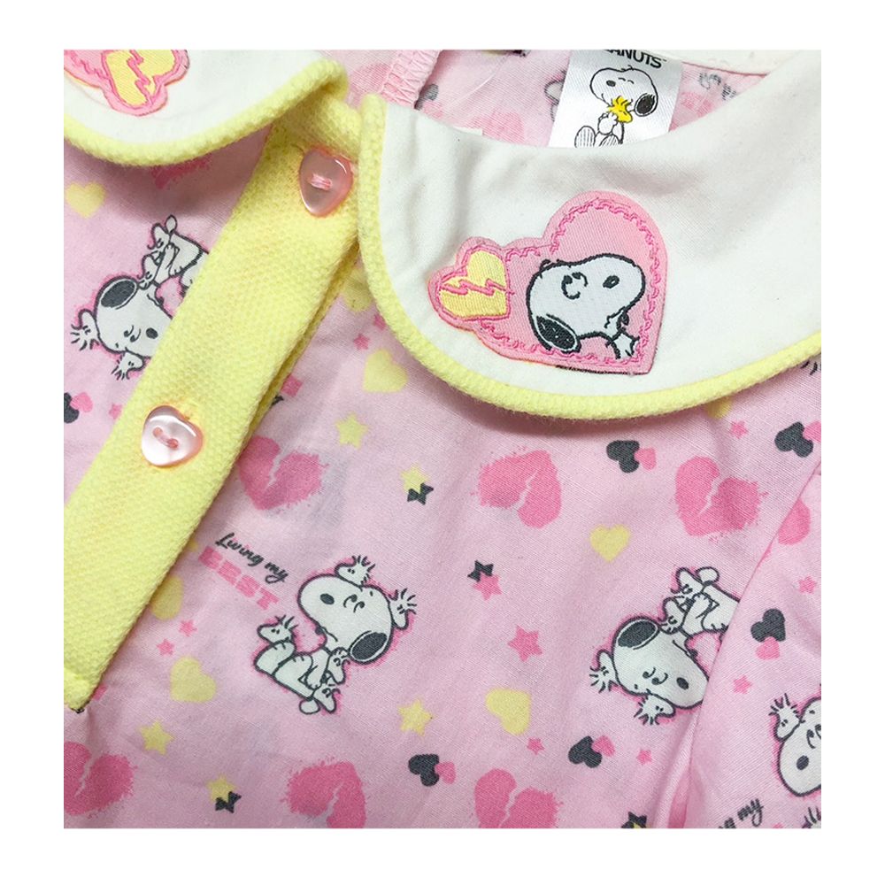 MESTYLE SNOOPY WOVEN DRESS SNOOPY PINK SIZE 1