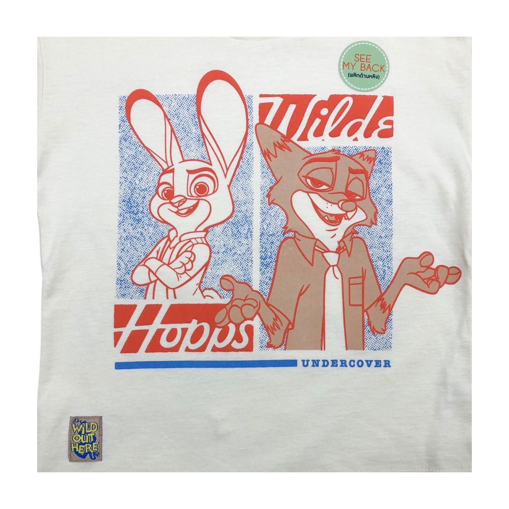 MESTYLE DISNEY T-SHIRT ZOOTOPIA CREAM SIZE 4