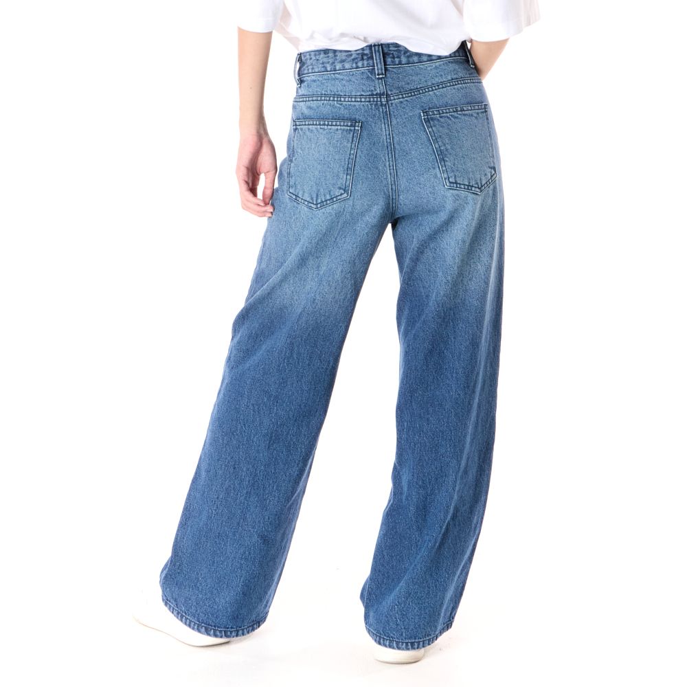 MESTYLE กางเกงยีนส์ทรงBAGGY สียีนส์กลาง ไซซ์ XL