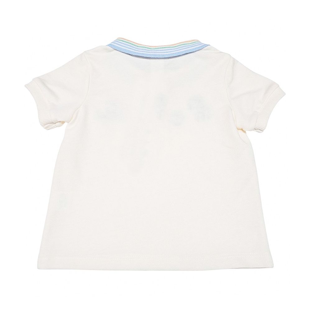 MESTYLE POLO SHIRT PLAYFUL SHEEPY WHITE SIZE 9-12