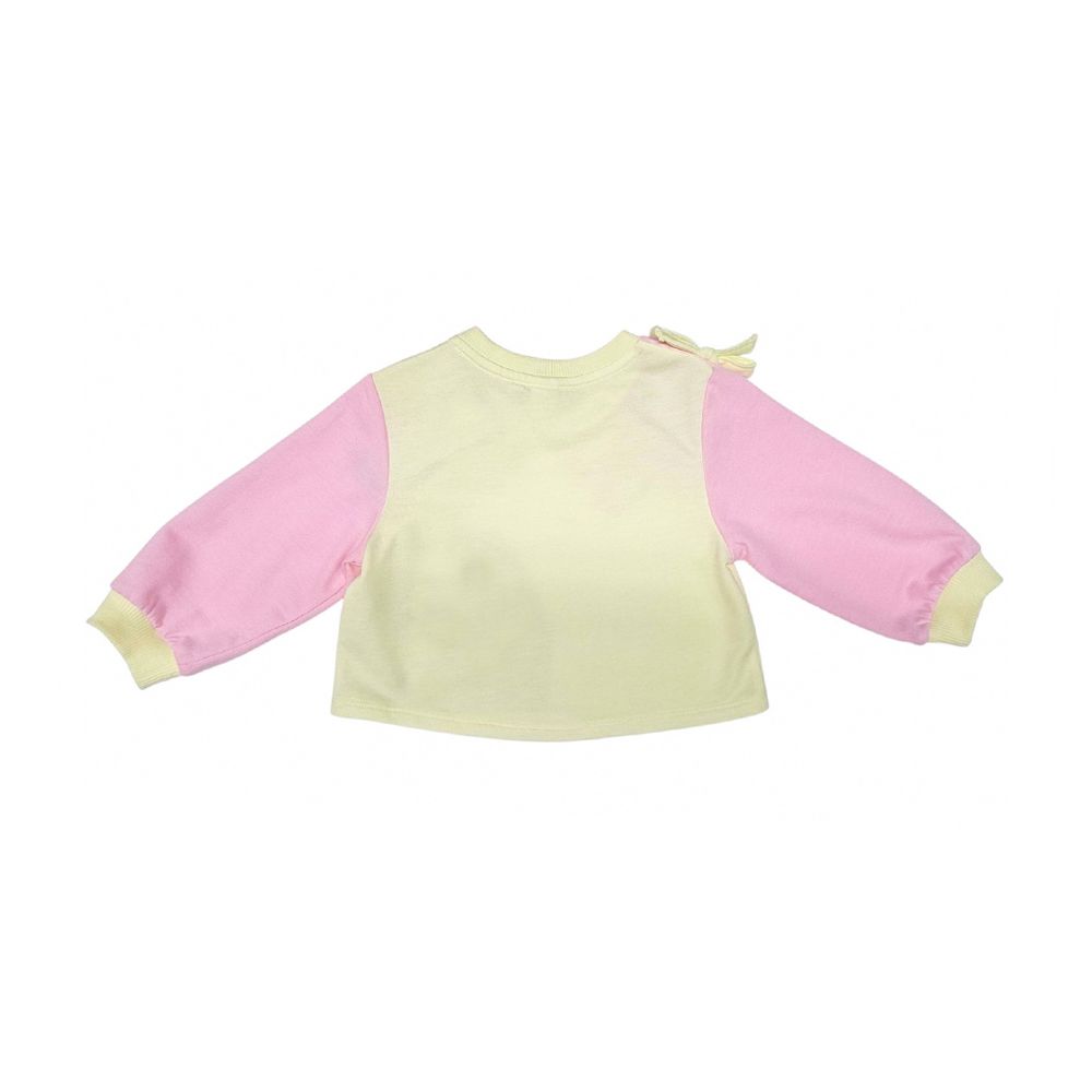 MESTYLE LONG SLEEVE T-SHIRT PETIT PLAYFUL YELLOW SIZE 3-6