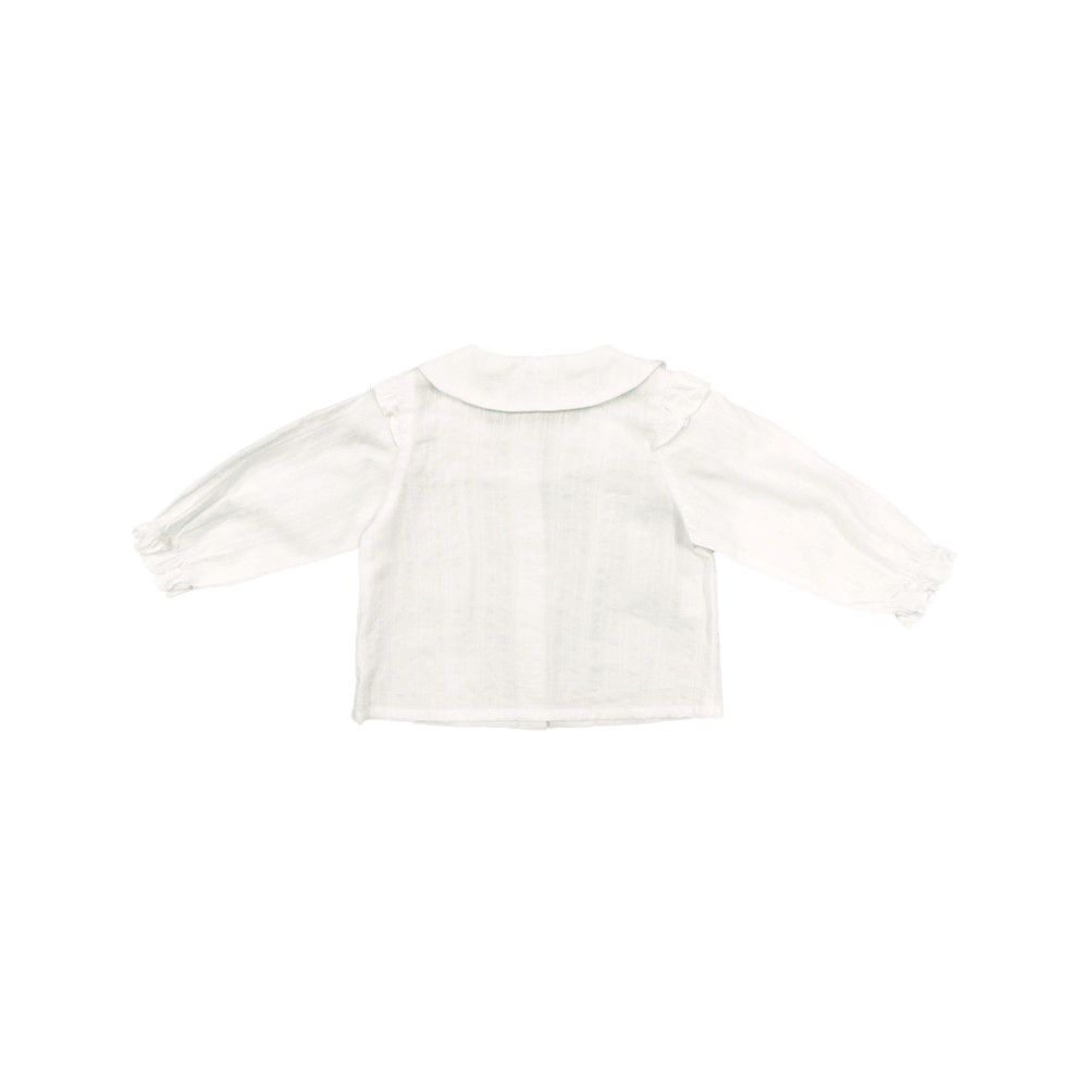 MESTYLE WOVEN SHIRT PETIT PLAYFUL WHITE SIZE 12-18