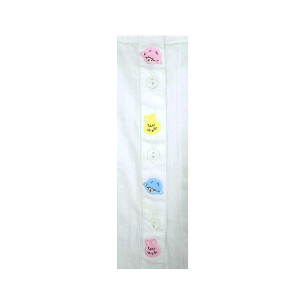 MESTYLE WOVEN SHIRT PETIT PLAYFUL WHITE SIZE 12-18