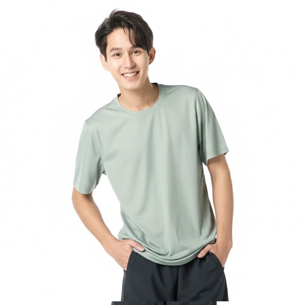 MESTYLE เสื้อกีฬาแขนสั้น สีเขียว ไซซ์ 2XL