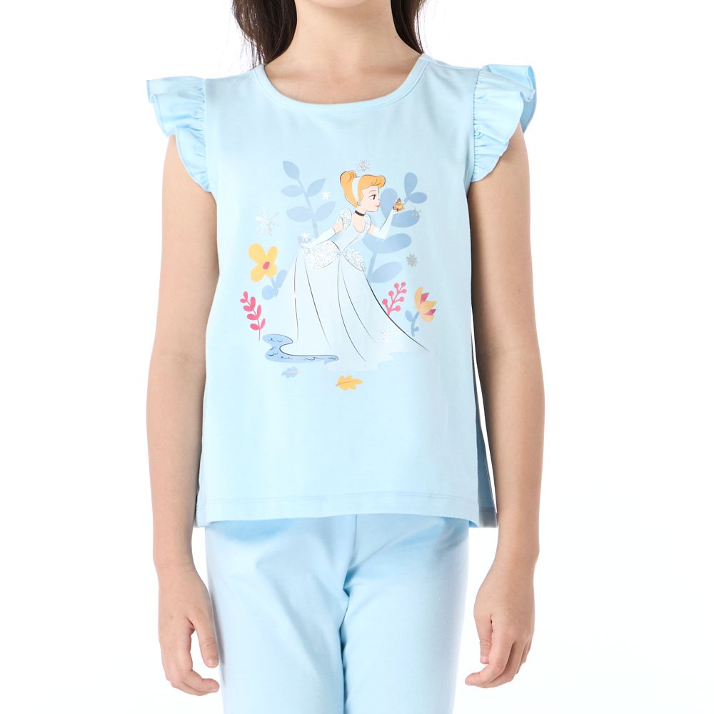MESTYLE DISNEY KNIT T-SHIRT CINDERELLA BLUE SIZE 5