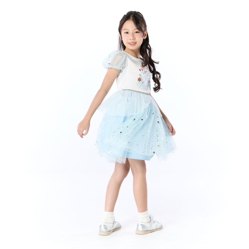 MESTYLE DISNEY WOVEN DRESS CINDERELLA BLUE SIZE 7