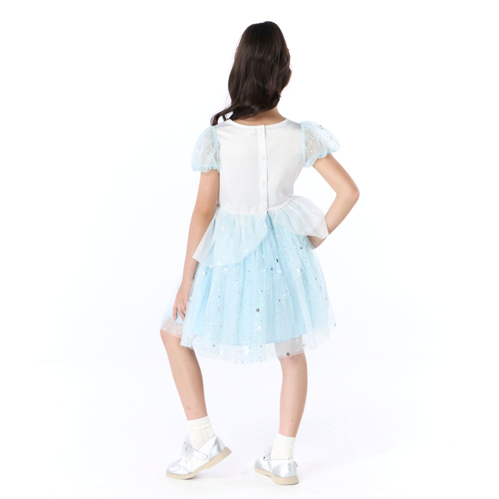 MESTYLE DISNEY WOVEN DRESS CINDERELLA BLUE SIZE 7