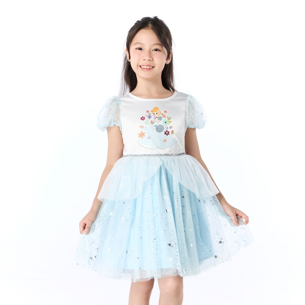 MESTYLE DISNEY WOVEN DRESS CINDERELLA BLUE SIZE 7