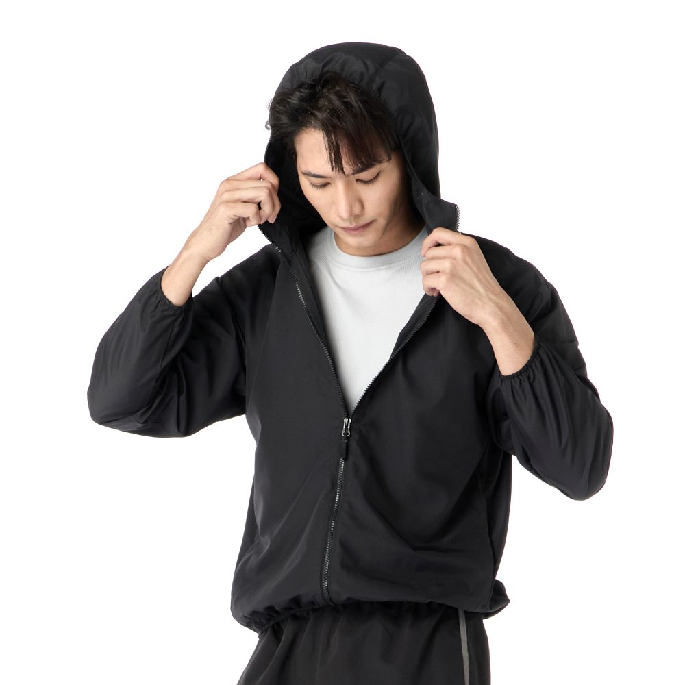 MESTYLE เสื้อฮู้ดยูวีสีดำ ไซซ์ L