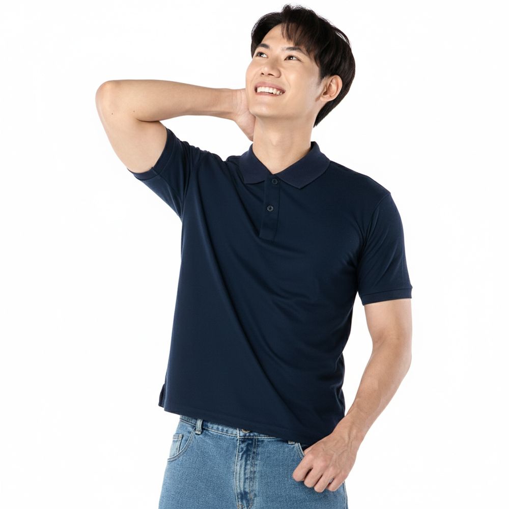 MESTYLE POLO AIRLITE NAVY SIZE L