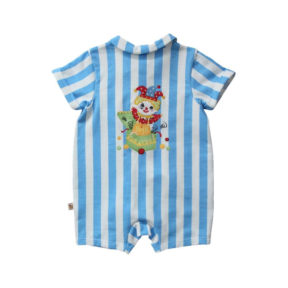 MESTYLE KNIT ROMPER LITTLE CARNIVAL BLUE SIZE 9-12