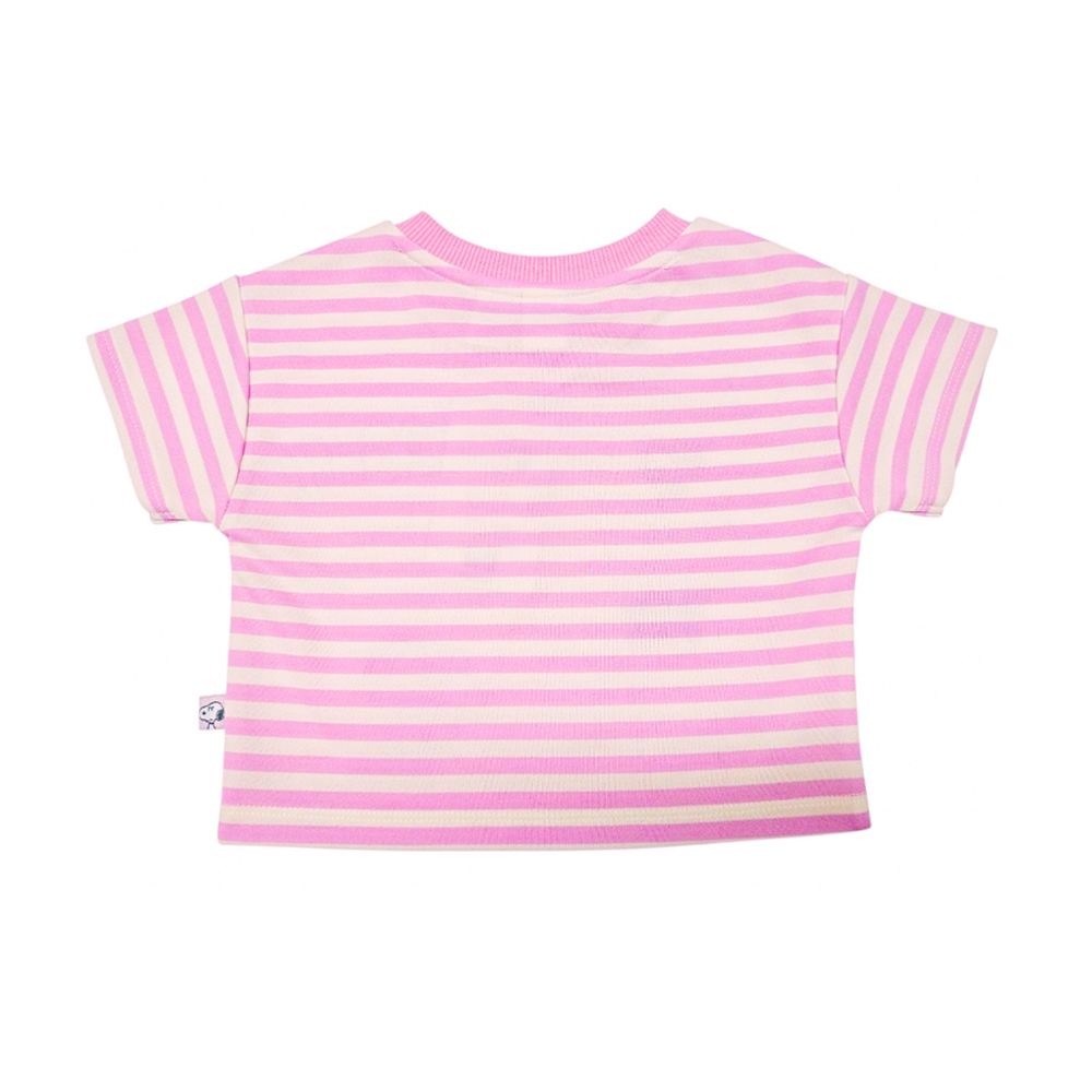 MESTYLE SNOOPY เสื้อยืดพิมพ์ลาย SNOOPY สี ชมพู ไซส์ 12-18
