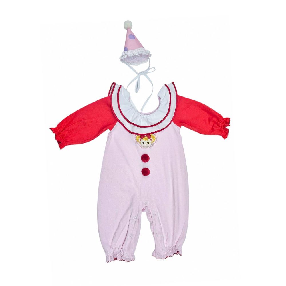 MESTYLE KNIT PANTS ROMPER CUTIE CIRCUS PINK SIZE 12-18