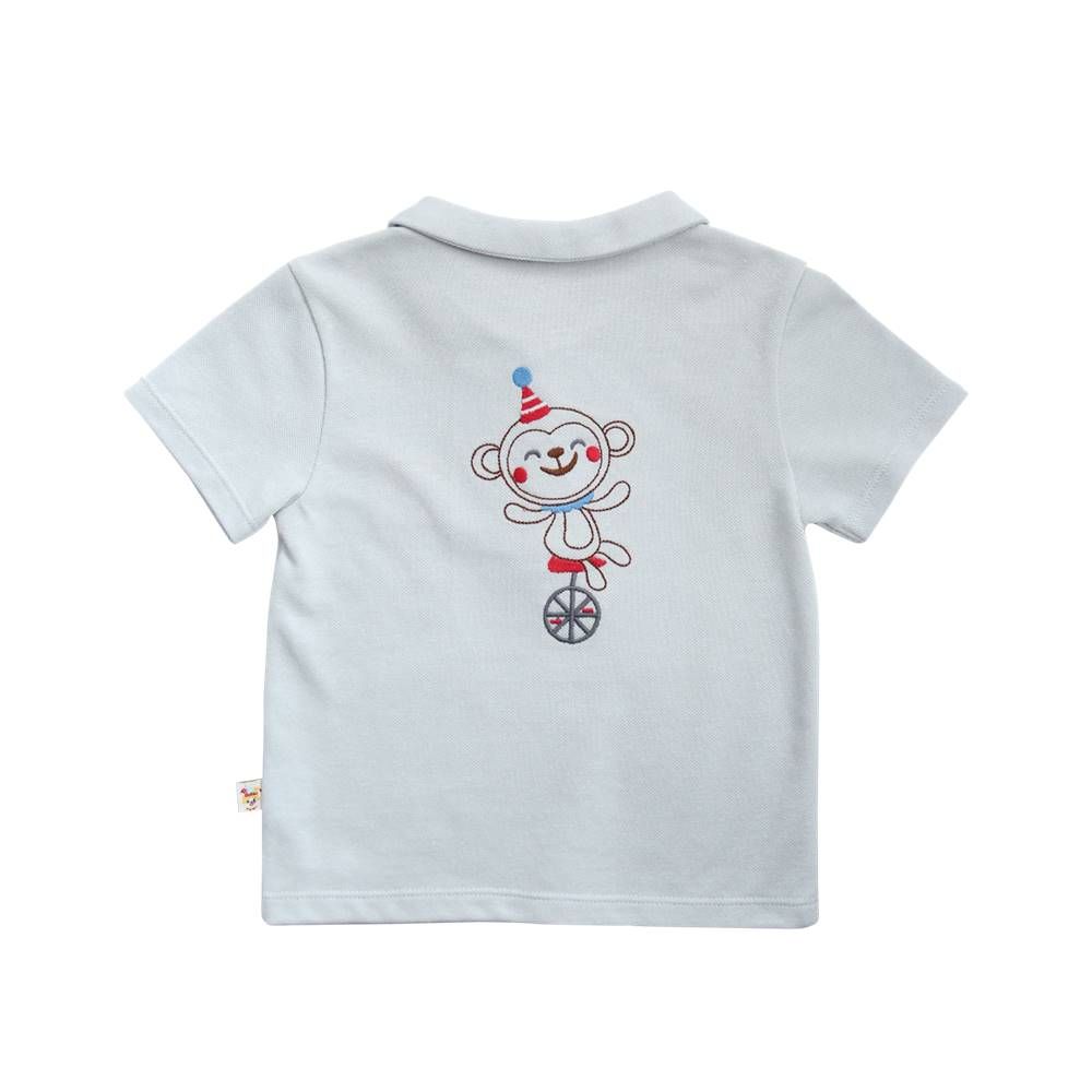 MESTYLE POLO SHIRT LITTLE CARNIVAL GREY SIZE 3-6