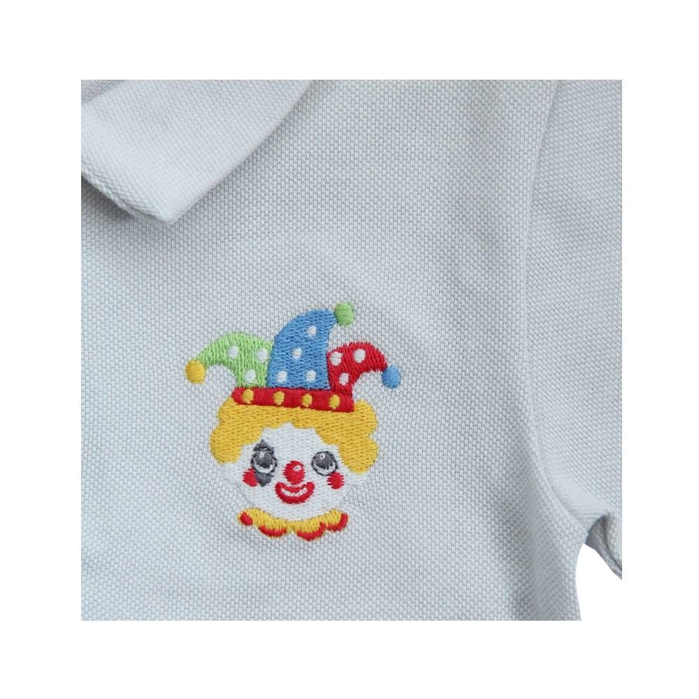 MESTYLE POLO SHIRT LITTLE CARNIVAL GREY SIZE 3-6