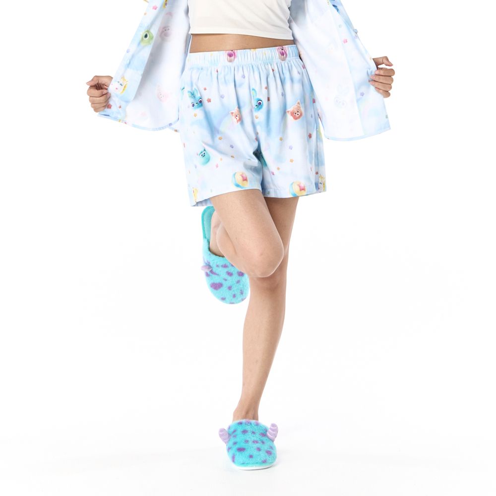 MESTYLE DISNEY ชุดนอนแขนยาวพิมพ์ลาย สีฟ้า ไซซ์ XL