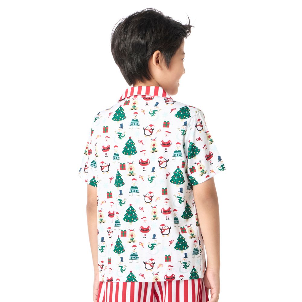 MESTYLE ชุดคริสมาสขาสั้น สีแดง ไซส์ 5