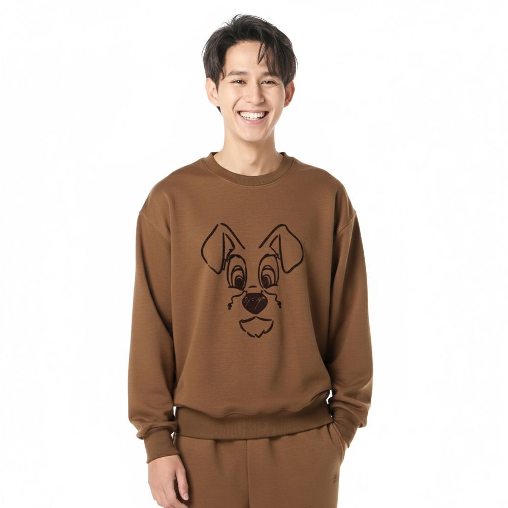 MESTYLE DISNEY เสื้อแขนยาวเลดี้ทรัม สีน้ำตาล ไซซ์ L