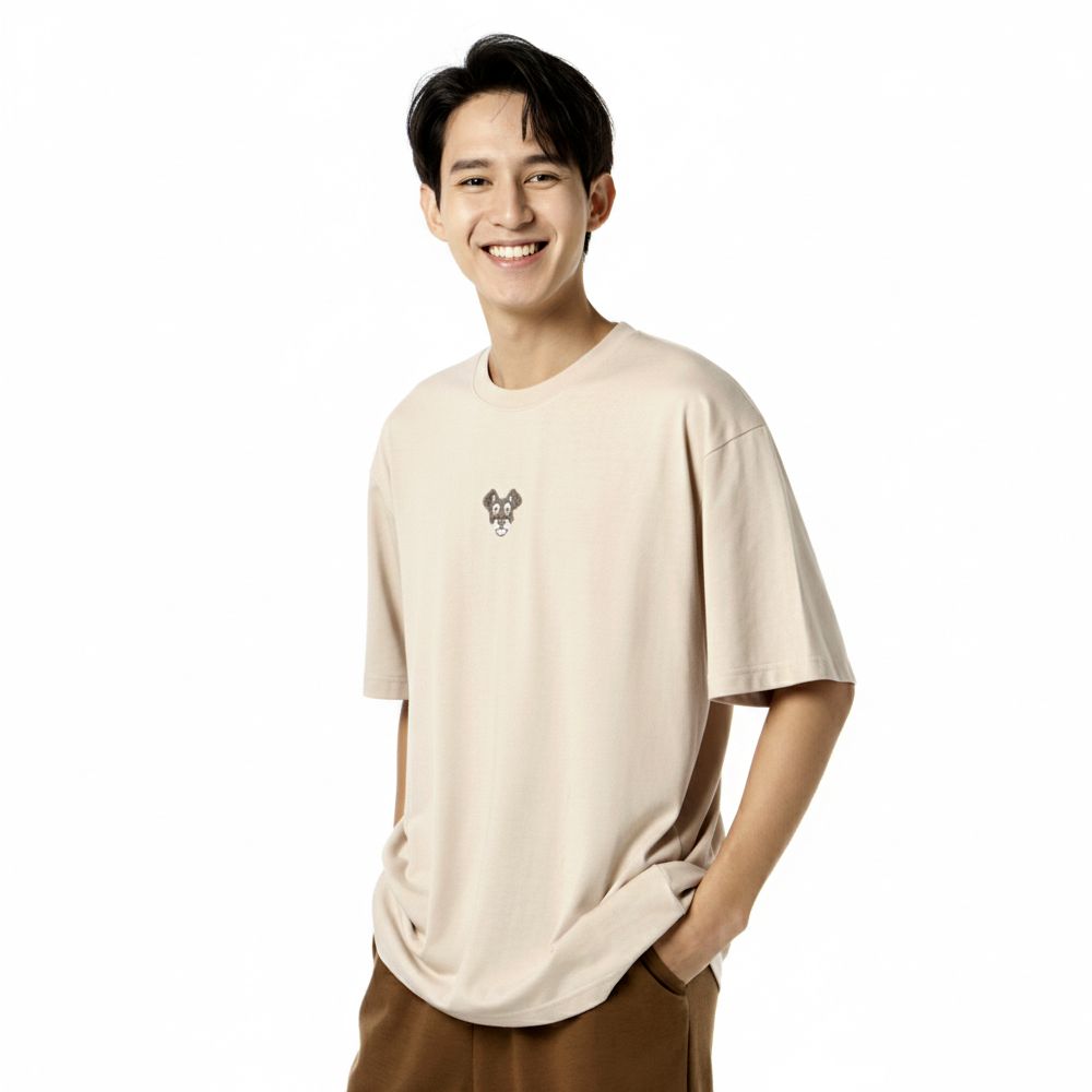 MESTYLE DISNEY เสื้อยืดเลดี้ทรัม สีเบจ ไซซ์ XL