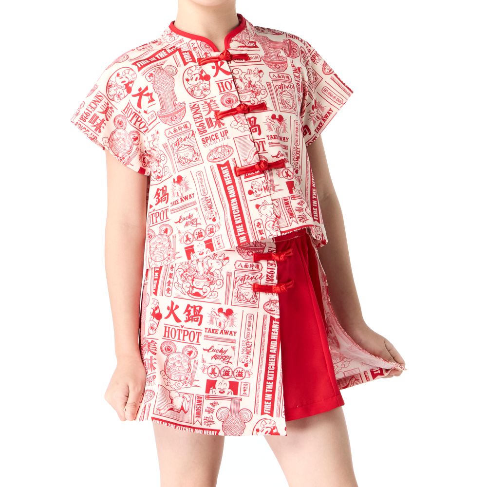 MESTYLE DISNEY เซ็ตชุดตรุษจีน MICKEY สีแดง ไซส์ 7