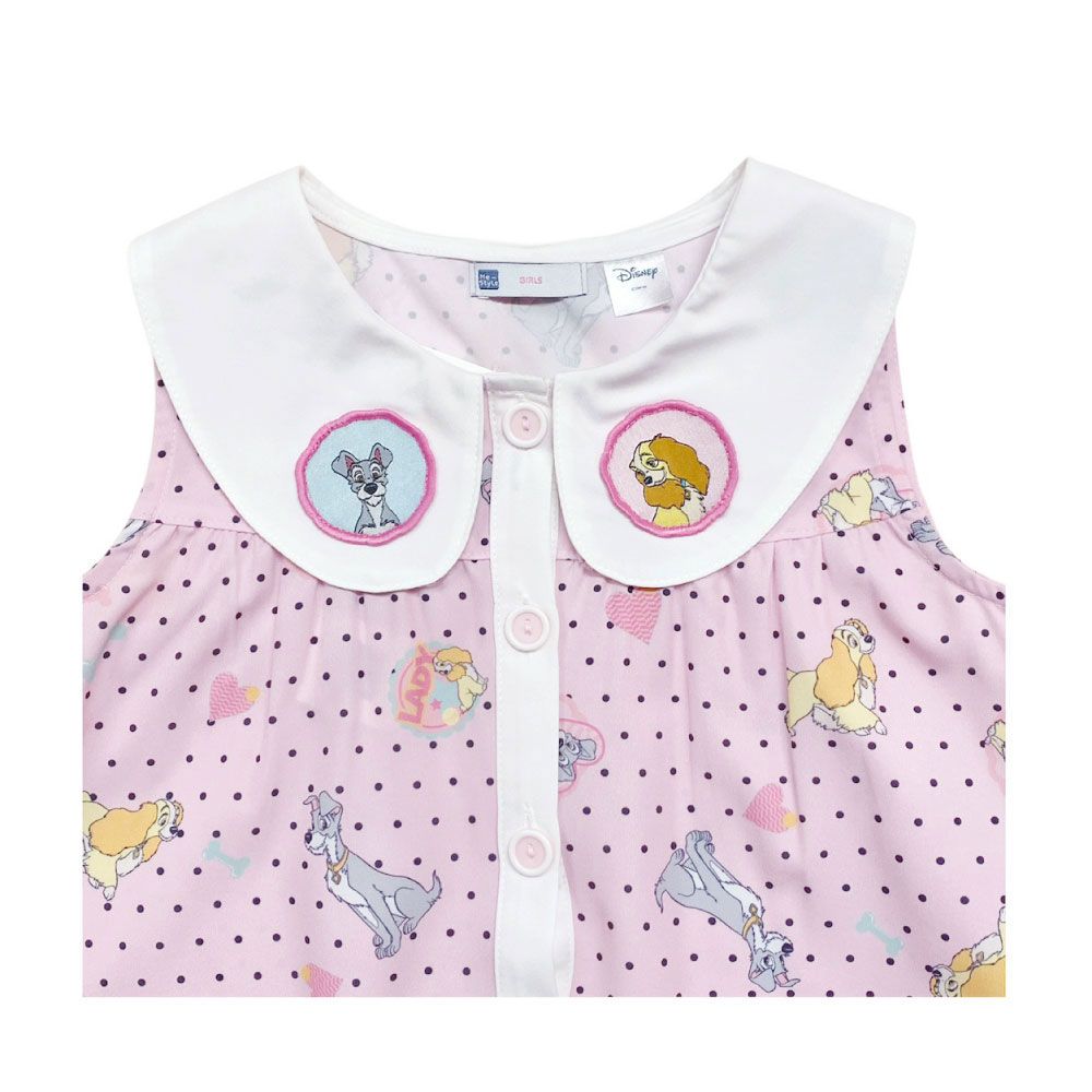 MESTYLE DISNEY เสื้อ เลดี้แอนด์เดอะแทรมป์ สีชมพู ไซส์ 4