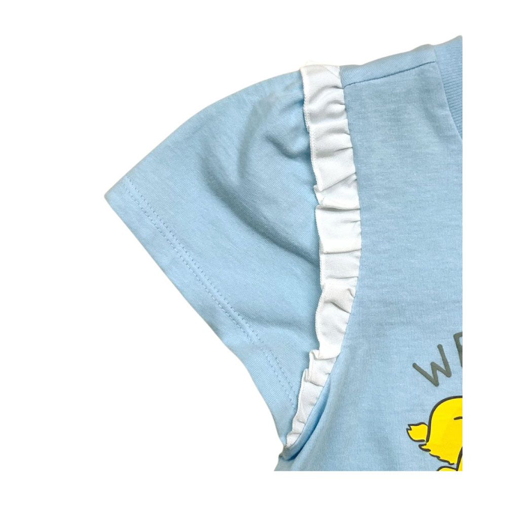 MESTYLE DISNEY เสื้อ เลดี้แอนด์เดอะแทรมป์ สีฟ้า ไซส์ 4