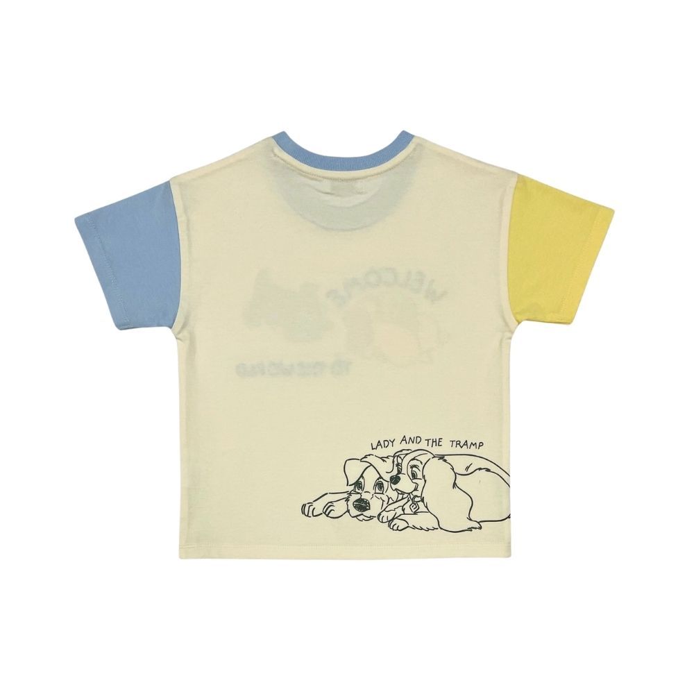 MESTYLE DISNEY เสื้อ เลดี้แอนด์เดอะแทรมป์ สีขาว ไซส์ 3