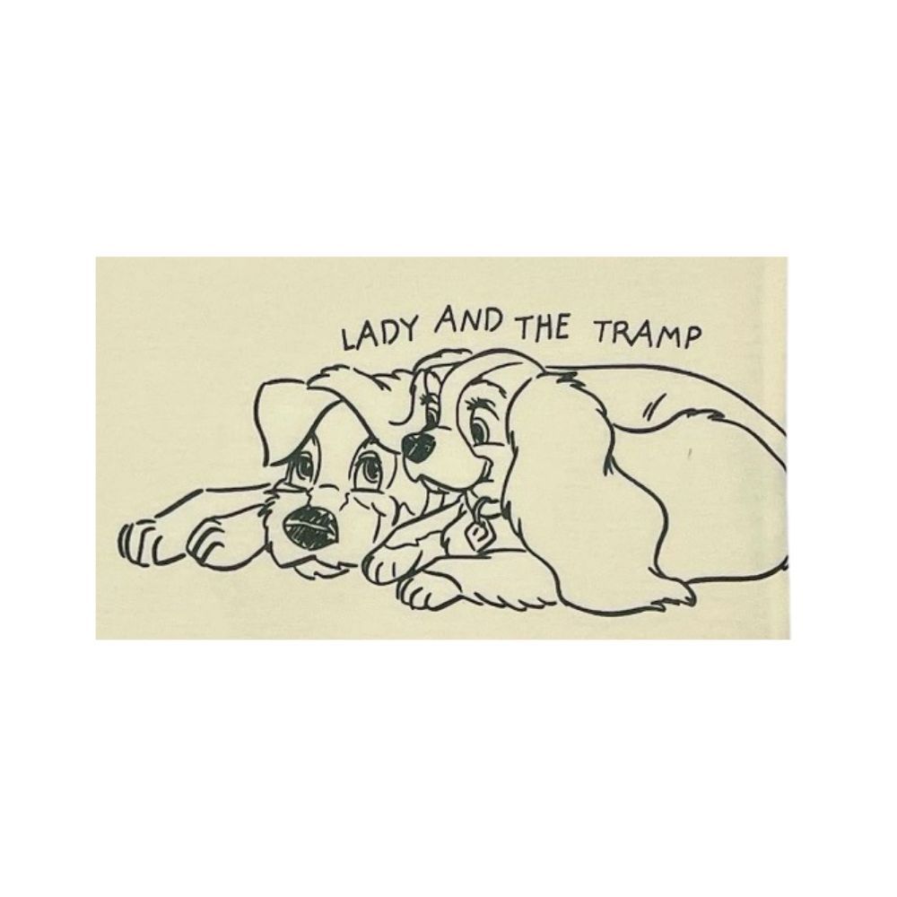 MESTYLE DISNEY เสื้อ เลดี้แอนด์เดอะแทรมป์ สีขาว ไซส์ 4