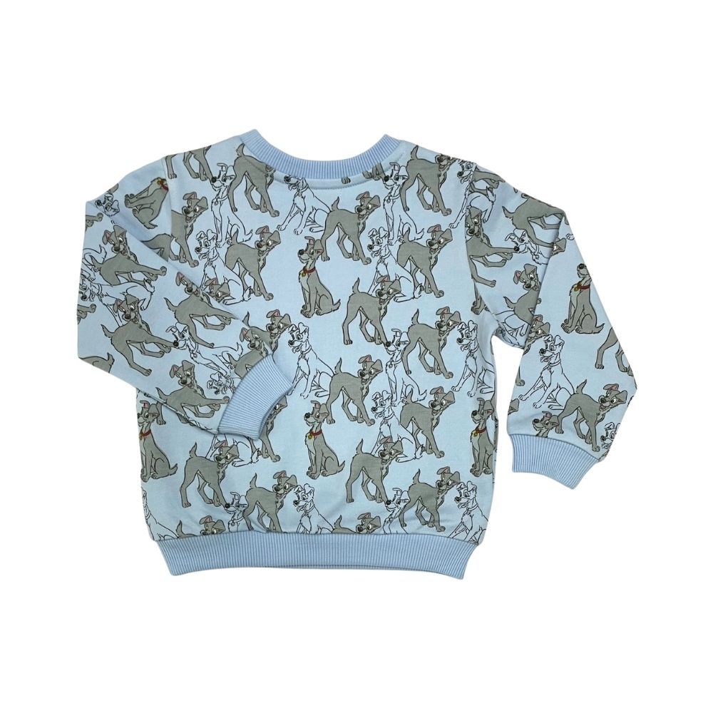 MESTYLE DISNEY SWEATER LADY AND THE TRAMP BLUE SIZE 2