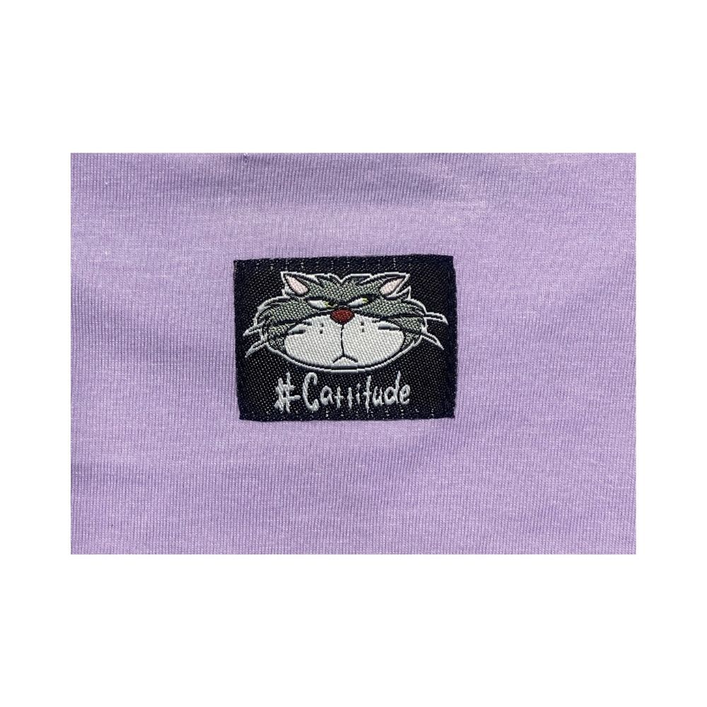 MESTYLE DISNEY เสื้อแขนสั้น ลูซิเฟอร์ สีม่วง ไซส์ 4