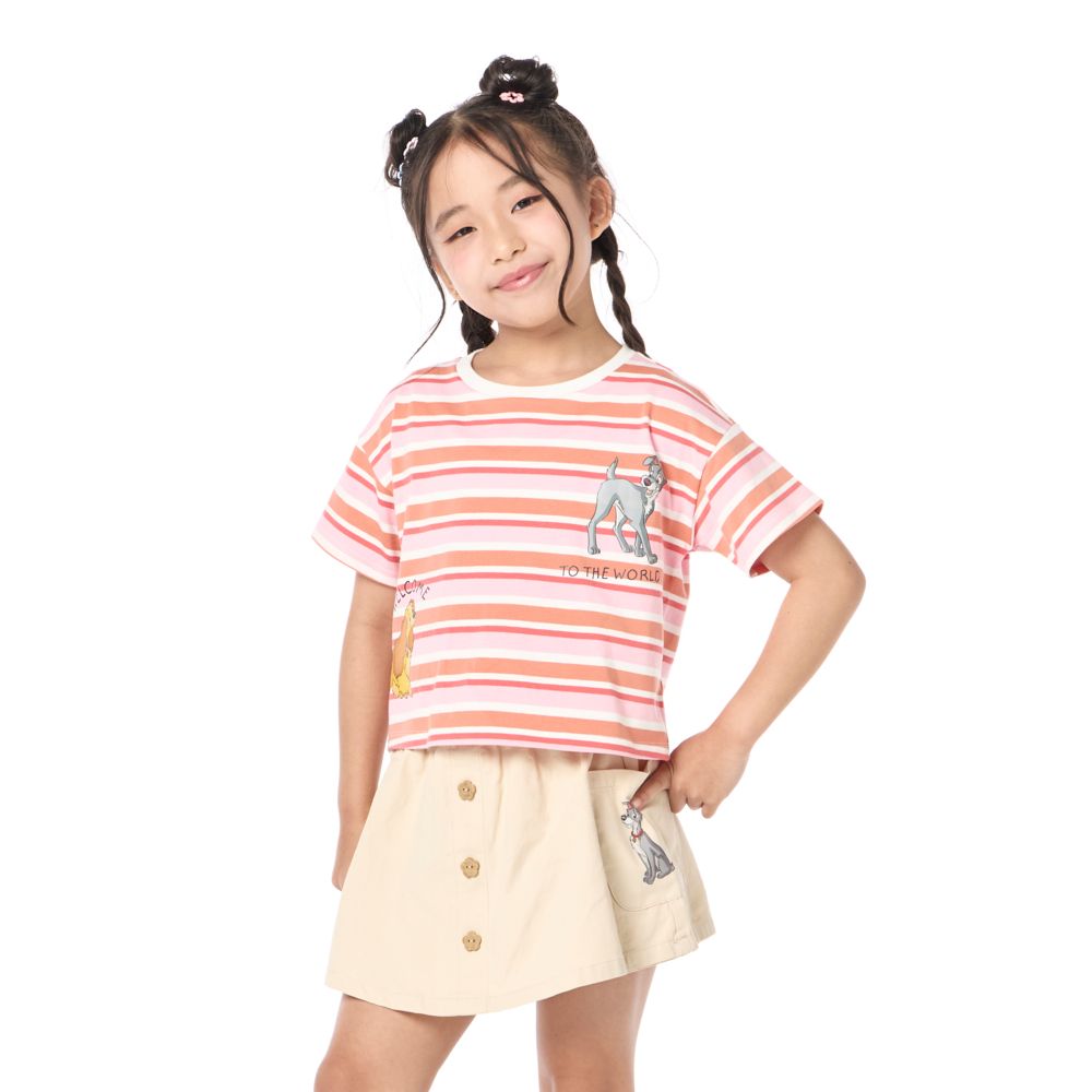 MESTYLE DISNEY เสื้อยืด เลดี้แอนด์เดอะแทรมป์ ไซส์ 9